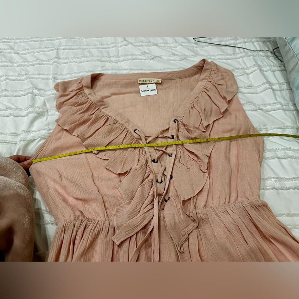 Blush Ruffle Mini Dress - Picture 5 of 8